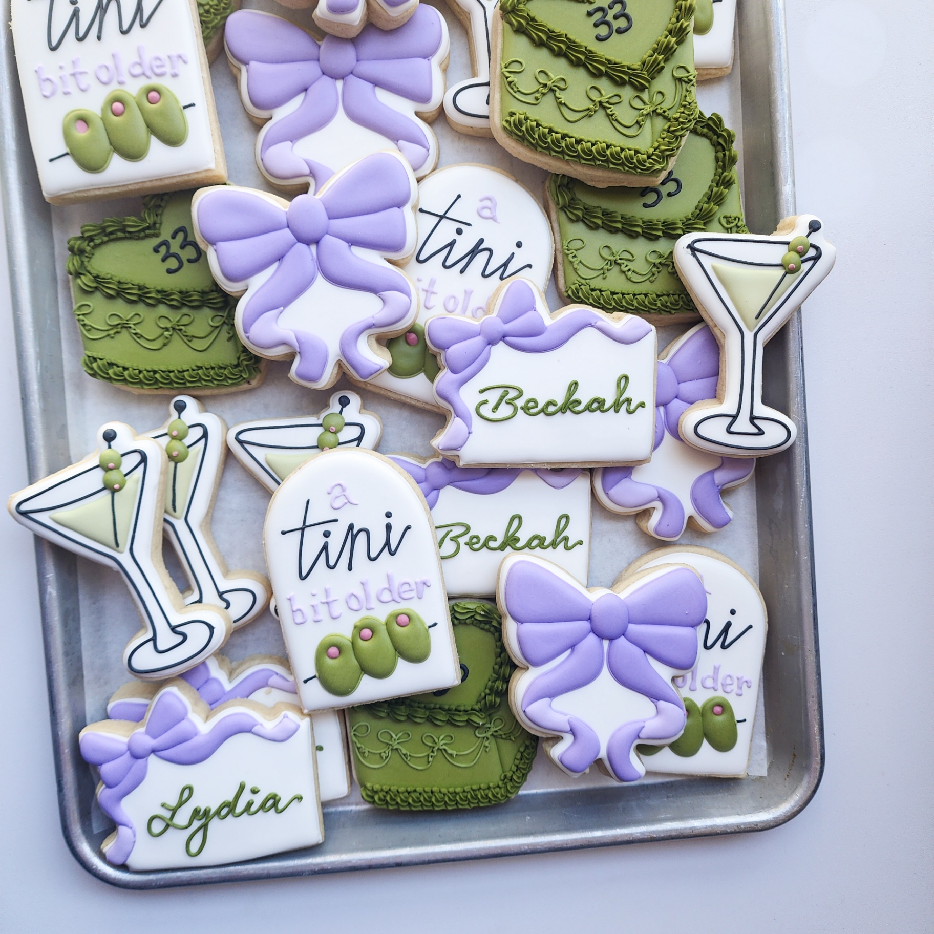 Decorated custom sugar cookies by Ellie Mae's Bakery